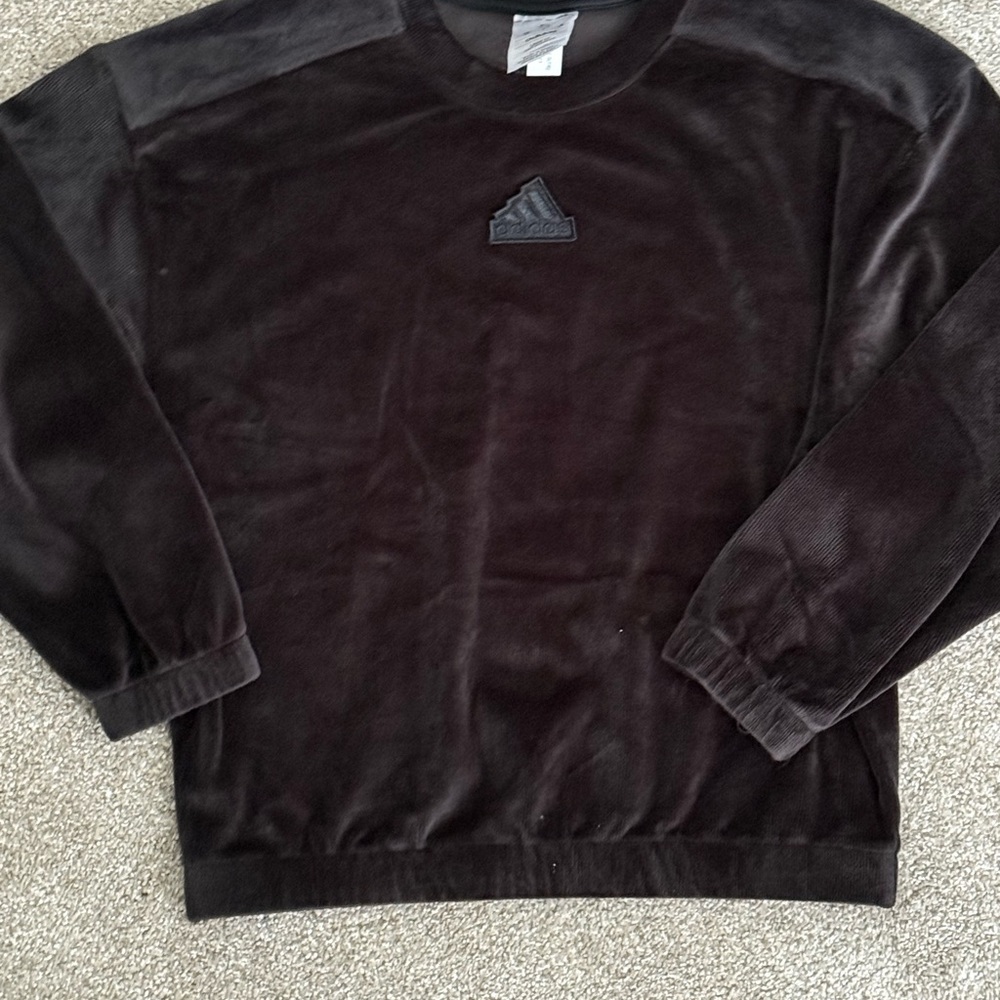 Adidas Kids Black Crewneck Top
